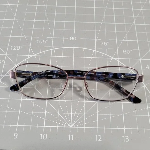 Altair Genesis Eyeglasses ONLY G5051‎ 52-16-135 Rose Gold Tortoise Full Rim
