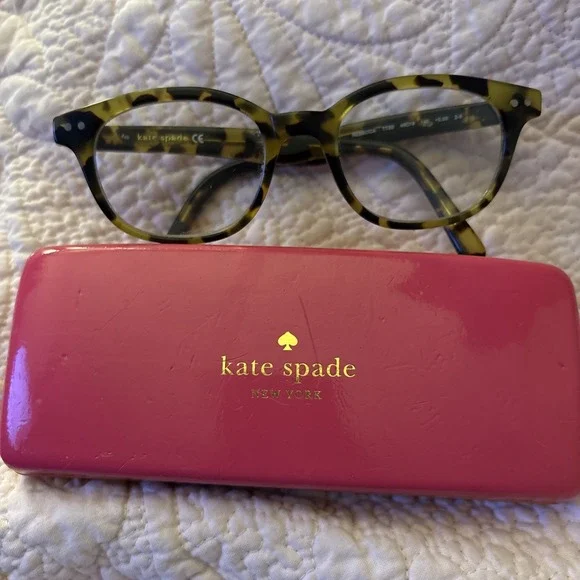 Kate Spade Rebecca TT20 Reading Glasses +2.00 Square Tortoise Eyeglasses 49()
