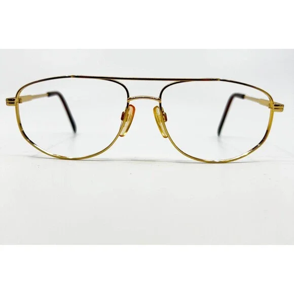Perspectives Eyeglass Frames Mens Gold Aviator PV 5651 56-15-140