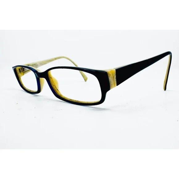 JOE Eyeglass Frames Mens Midnight Black Marbled Rectangle JOE512 140