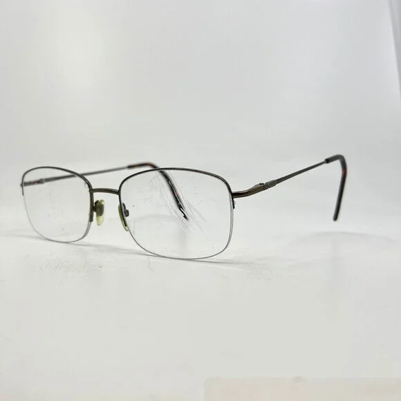 Ducks Unlimited Jeff Eyeglass Frames Mens Brown Half Rim 56-20-150