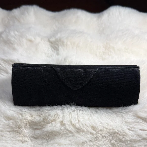 Michael Stars Black Sparkle‎ Eyeglass Case Hard Shell