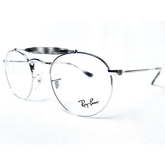 RAYBAN Unisex Eyeglasses RX3747V-2501 Silver 47-21-140