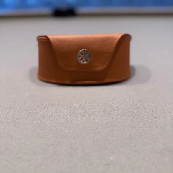 Tory Burch Burnt Orange Glasses/ Sunglasses  Case