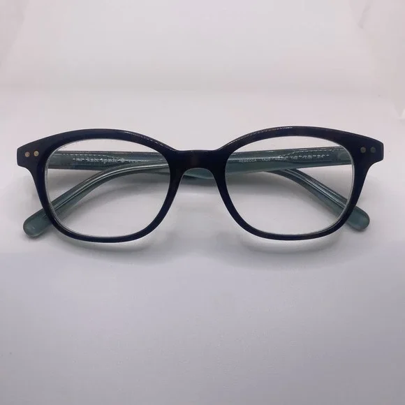 Kate Spade Eyeglasses FRAMES ONLY Rebecca TA20 49-19-140 +2.00 Black Blue 603