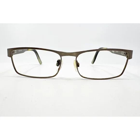 Spy Optic Dane Eyeglasses Mens Brown Rectangular Frame 55-16-140
