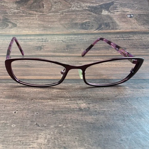 Banana Republic Aneta 0RU6‎ Plum Purple Rectangular Eyeglasses Frames 51-16-135