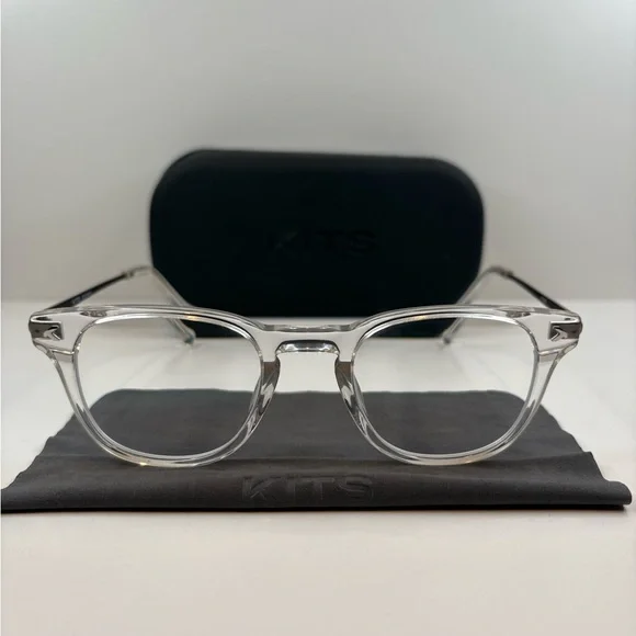 FRAMES ONLY-KITS JUNO G44A1S Eyeglasses 47•22•145 Kits glasses with case & cloth