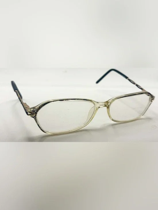 Clearvision Jacqueline Black Translucent Oval Sunglasses Frames Only