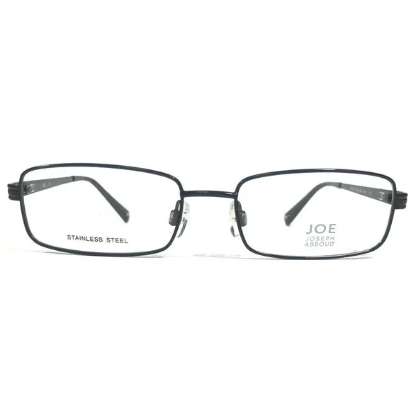 Joseph Abboud Eyeglasses Frames JOE4015 001 Black Red Rectangular 53-17-145