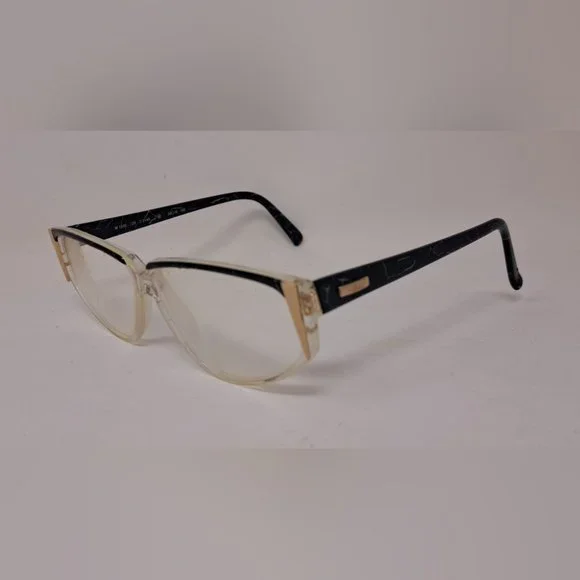 Silhouette Womens Eye Glasses Frames Vintage Black M1330 / 20 C2149  55-10-135