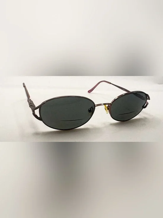 Adensco Purple Bronze Oval Metal Sunglasses Frames Only