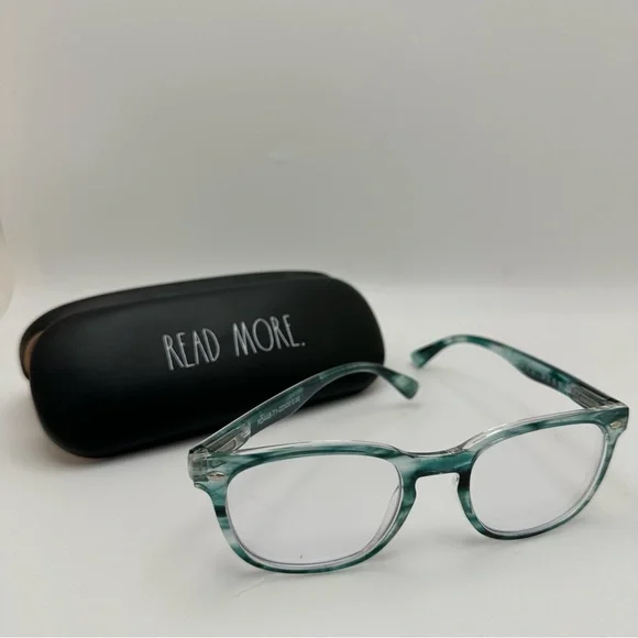RAE DUNN Green Frames Read More Reading Glasses RD44B-T122X00. 0.00