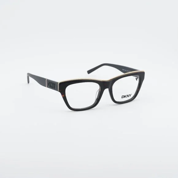 DKNY DK5063 237 Eyeglasses - Havana/Black 54mm Square Frame