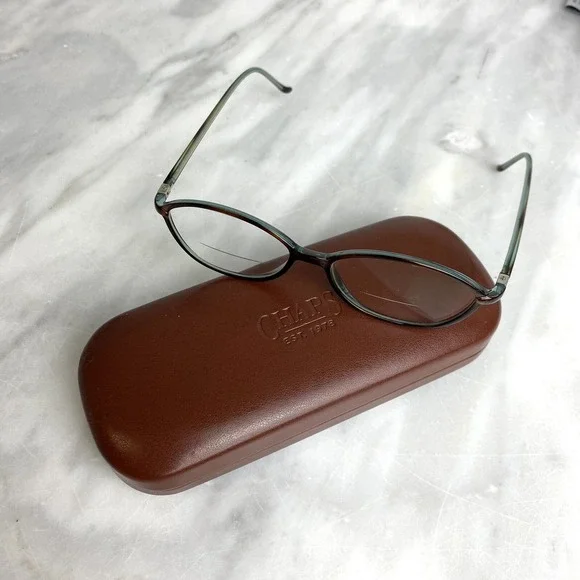 Chaps Ralph Lauren Eyeglasses Frames Women's 130 RL1353 Brown Teal‎ with Case