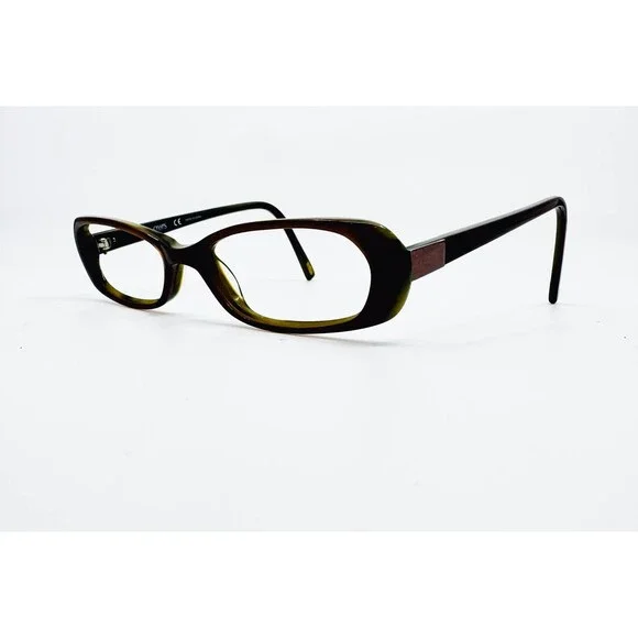 Chaps Eyeglass Frames Womens Green CP 3011 535 Oval Full Rim 50-16-135