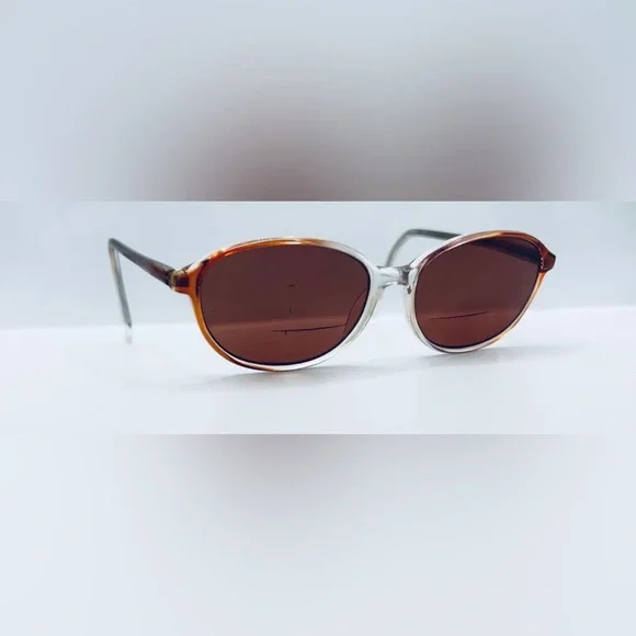 Brown Oval Sunglasses Frames Only