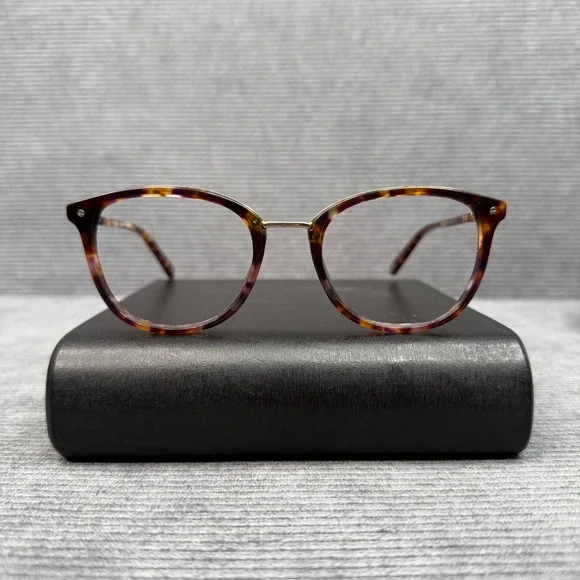 Bonlook Ella Dark Tortoise Gold Cat Eye Y2K Eyeglasses Frames 50-20-140 vtg