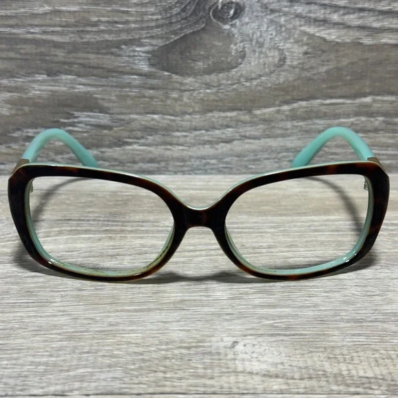 Kirkland Signature Eyeglass Frames Tortoise‎ Aqua Women's 58-17-140 Full Rim