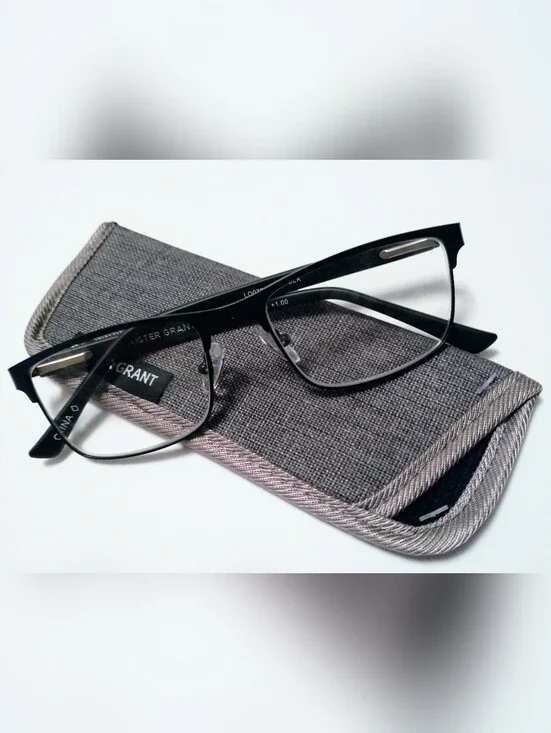 Foster Grant Reader Glasses +1.00 - Kyne Black NWOT