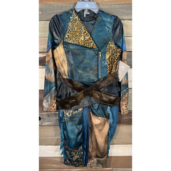 Disney Store DESCENDANTS 3 UMA Costume Kids Girls Dress Up Size 9/10  NEW