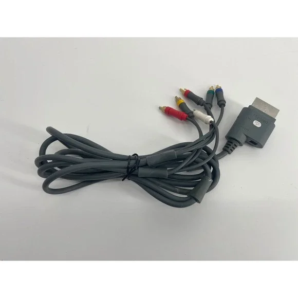 Microsoft Xbox 360 Component HD AV Cable Gray Fair X801255-100 HDTV Adapter