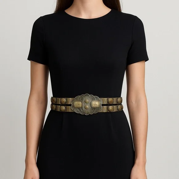 Leatherock by Nina Arjani Designs Vintage 80’s handcrafted design. EE