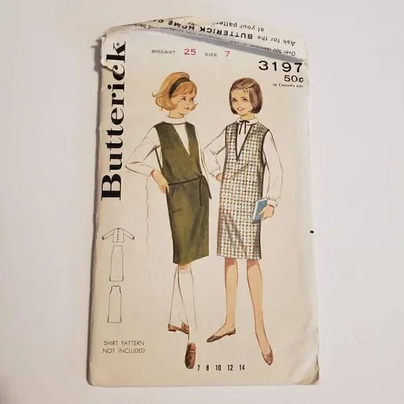 Vintage Butterick Sewing Pattern