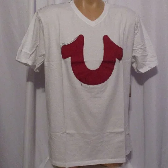True Religion Mend U Short Sleeve Tee White