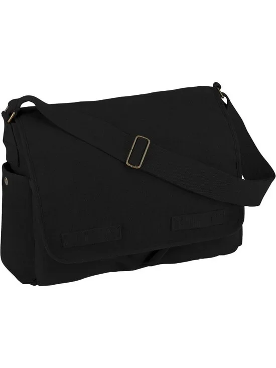 Durable Canvas Messenger Bag for EDC, Travel & Daily Commutes | Organized