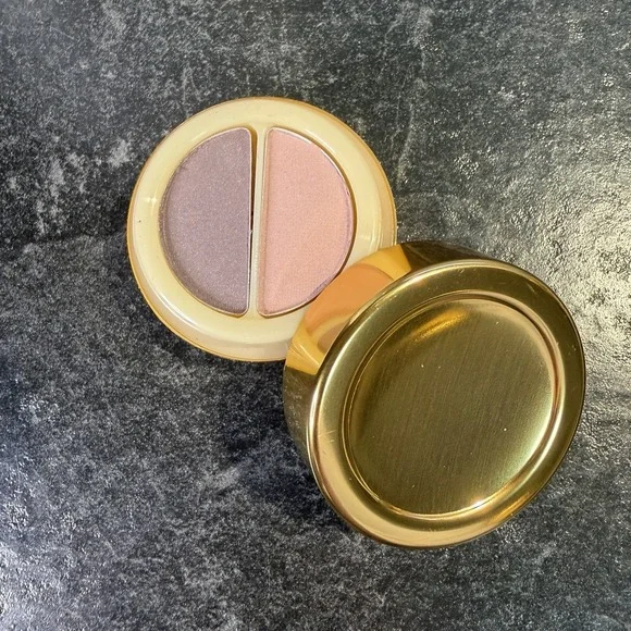 Vintage Estee Lauder Two-in-One Eyeshadow‎ Duo Wet/Dry Formula Tearose, Dusk