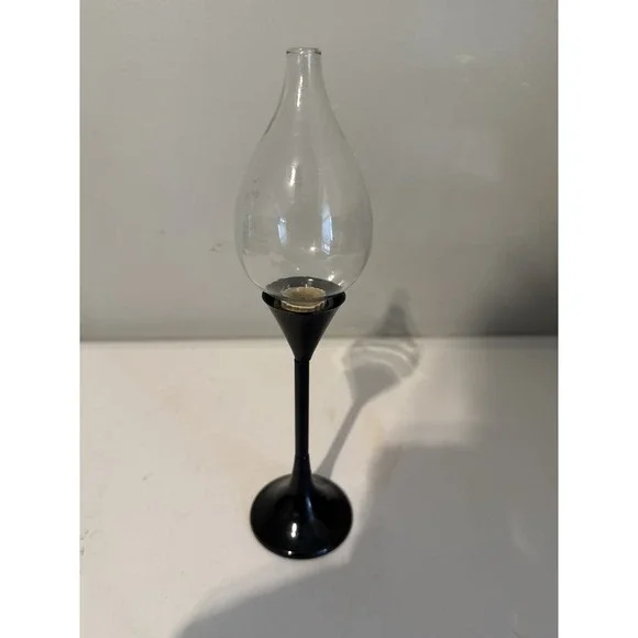 Gift Craft Mid-Century Modern Style Oil Lamp. Made In Taiwan