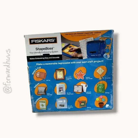 Fiskars ShapeBoss Embossing System – See Listing for Included Items