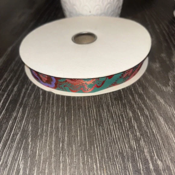 vintage satin ribbon 1‎ Inch Colorful Design