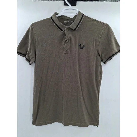 True Religion Medium Green Polo Shirt