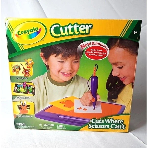 Crayola Cutter Kit NEW IN BOX Cuts Where Scissors Can't 248900 Kids Crafts NIB