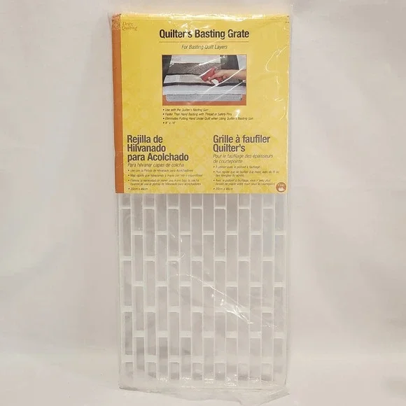 Dritz Quilting‎ Quilters Basting Grate 8x18 White Plastic Basting Tool 3110 NEW