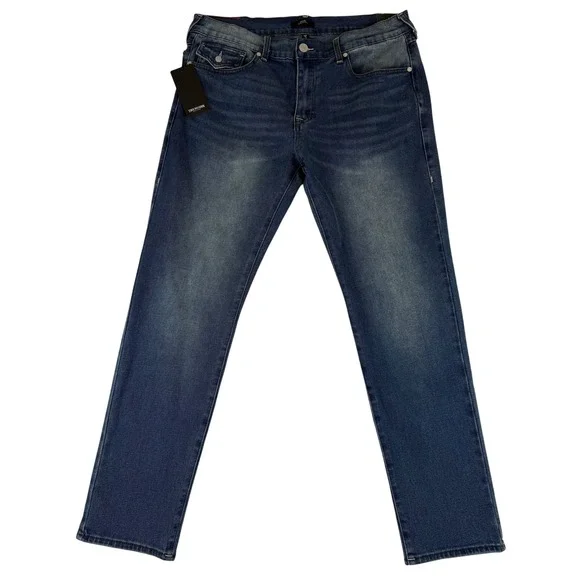 True Religion Geno Relaxed Slim Jeans Mens 36 Blue Medium 36x32 700819
