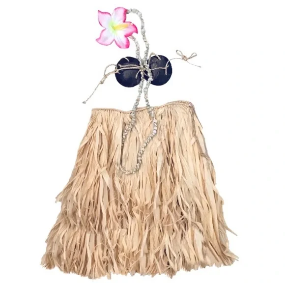 HAWAIIAN HULA • Girl Dancer Luau Beach Costume Party