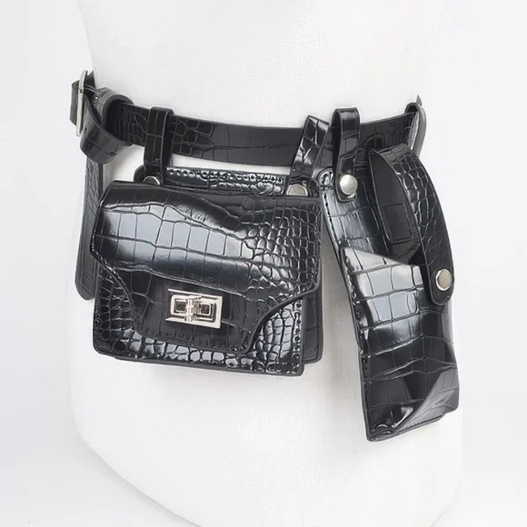 Double Mini Belt Bag