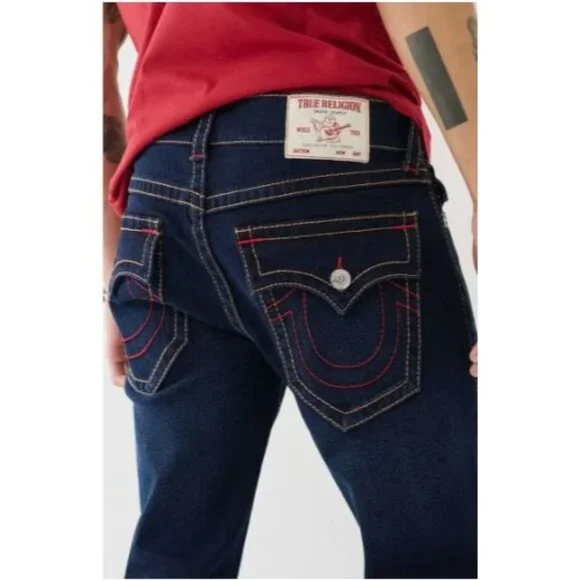 True‎ Religion Rocco Big T Flap Relaxed Skinny Jeans NWT -  MSRP $199