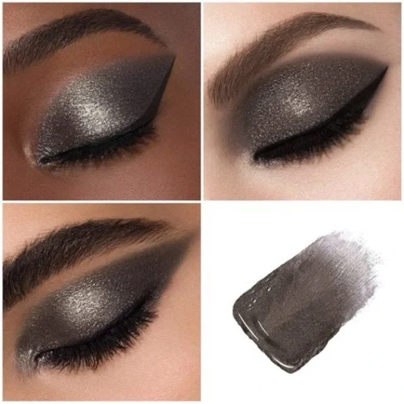 Haus Labs Laboratories Lady Gaga Glam Attack Liquid Eyeshadow Biker Grey Silver