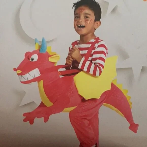 Toddler Dragon Costume Halloween One Size Fits Most NWT