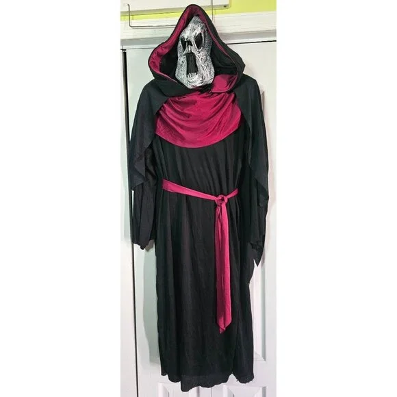 Kids Emperor of Evil Costume Grim Reaper Soul Taker Keeper Evil Halloween Mask M