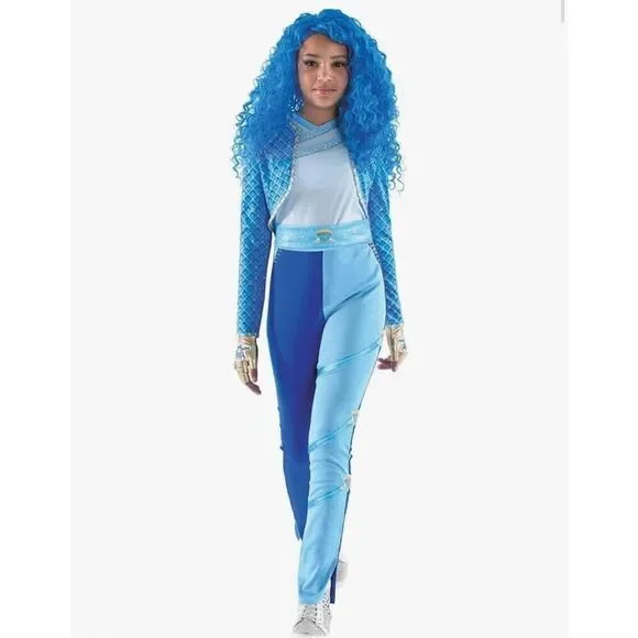 NWT DISNEY Descendants 4 Rise of Red Chloe Costume Girls L 12-14‎ NIP Halloween