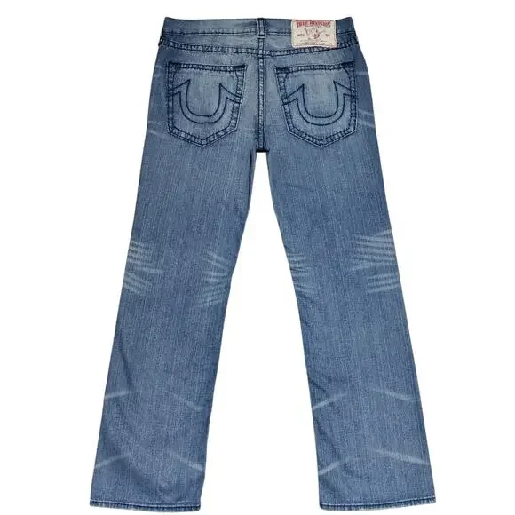 Vintage True Religion Bobby Super T Blue Denim Men’s Size 38‎ x 34 Made In USA