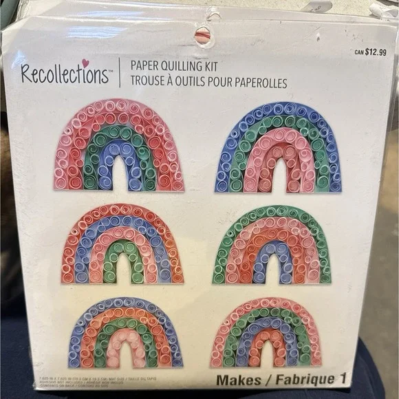 Recollections paper Quilling kit Rainbow New