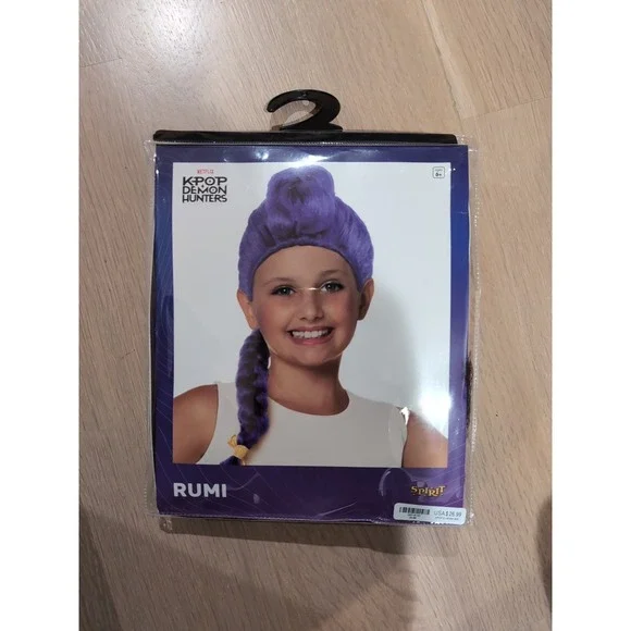 Spirit‎ Halloween Kids Purple Rumi Wig - KPop Demon Hunters OSFM