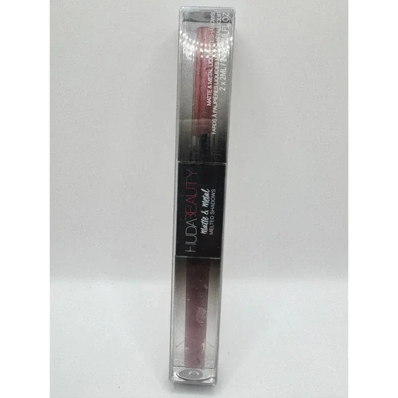 Huda Beauty Matte & Metal Melted Shadows Dual-Ended NIB