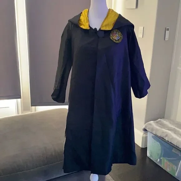 Kids Harry Potter Hogwarts Robe Halloween Costume One Size NEW